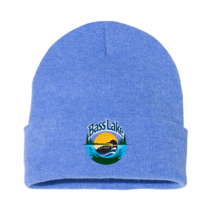 Heather Blue Rolled Toque